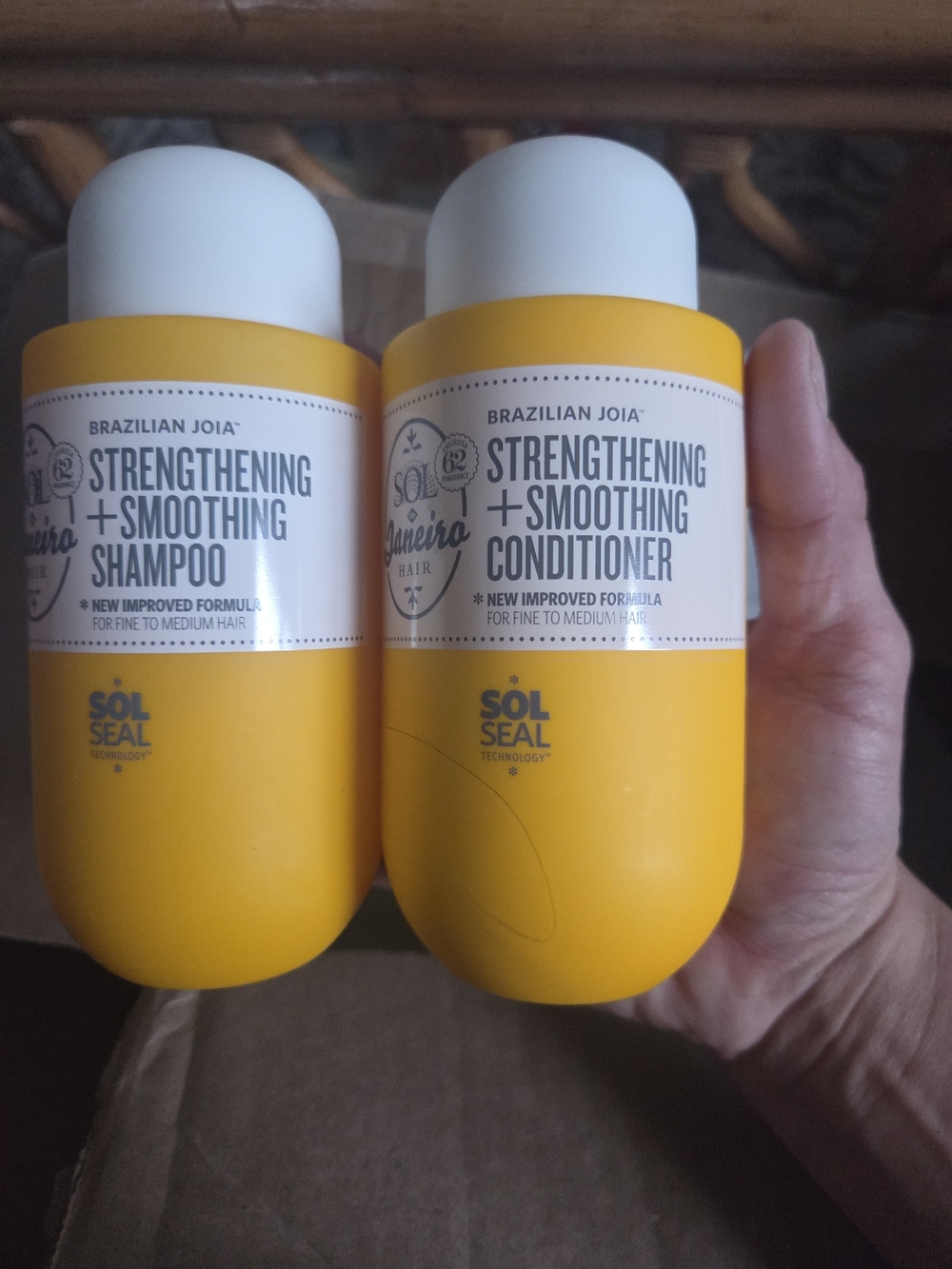 Strengthening + Smoothing Shampoo & Conditioner Set - Sol De Janeiro